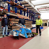 Sandreinigungsmaschine von fiorentini s&auml;ubert in Ingelheim Spiel- und Sportpl&auml;tze