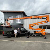 Portmann Mietlift übernimmt neue S20 Raupenarbeitsbühne