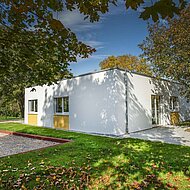 Kindergarten in Modulbauweise von Hald & Grunewald: &bdquo;atmosph&auml;rischer und klimatischer Wohlf&uuml;hlort&ldquo;