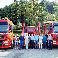 Neue PALFINGER Absetzkipper f&uuml;r Schaumaier Recycling