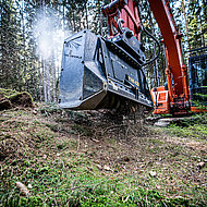 Starke TMC-Mulchk&ouml;pfe f&uuml;r den Bagger
