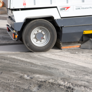 Stadt- und Stra&szlig;enreinigung ohne Wasser
