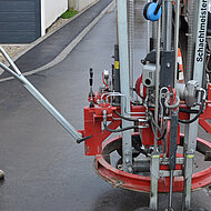 Schachtrahmenheber „Schachtmeister“ mit Autopilot-Tiefenanschlag