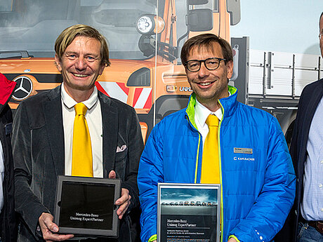 Neue Partnerschaft zwischen Kahlbacher und Mercedes-Benz Unimog