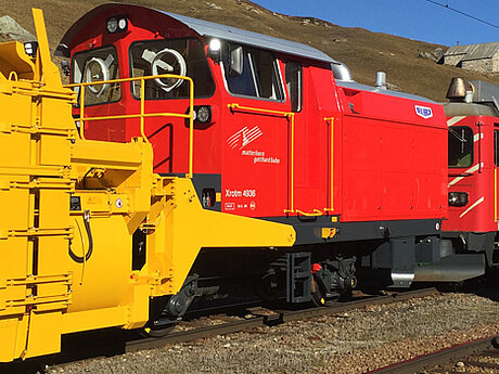 Neue Schneeschleuder von Schmidt sorgt f&uuml;r freie Fahrt der Matterhorn Gotthard Bahn