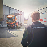 Mobile Kommunaltechnik mit modernen Service-Fahrzeugen