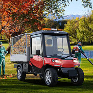 Landschaftspflege mit dem neuen vollelektrischen Melex Cargo 391.1