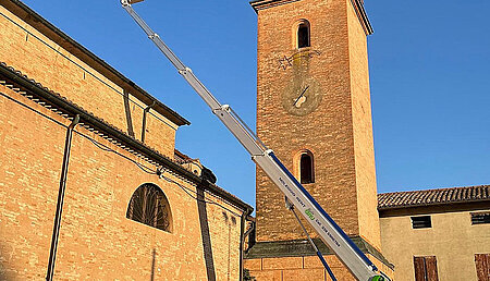 MTE 270 EX: erfolgreiche Instandhaltungsarbeiten an der Kirche Santa Giulia