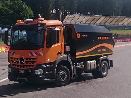 TRILETY unterst&uuml;tzt den Formel 1 Grand Prix von Belgien in Spa mit der TK6000