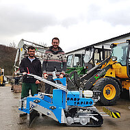 B&ouml;nte Garten- und Landschaftsbau setzt auf Fiorentini-Sandreinigungsmaschine