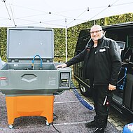 Neues Design, ausgereifte Technik: Der Biologische Teilereiniger BTR 3 von ambratec 