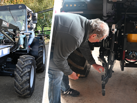 ONOX: vollelektrischer Zwischenachs-Geräteträger mit cleverem Wechselbatterie-System