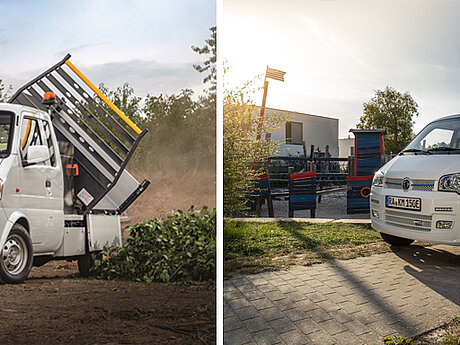 KM-E: Funktionales E-Fahrzeug f&uuml;r den Bauhof