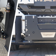 Moderne Frontanbauplatte für kommunale Anbaugeräte