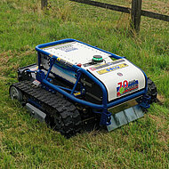 Neuheit: autonomes Arbeiten mit vollelektrischer M&auml;hraupe