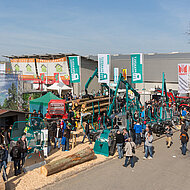 FORST Live: Anteil großer Forstmaschinen wächst