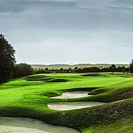 Perfekt gepflegtes Gr&uuml;n am Fleesensee mit Maschinen von Toro