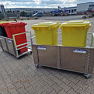 MTW 400: M&uuml;lltonnen einfach transportieren