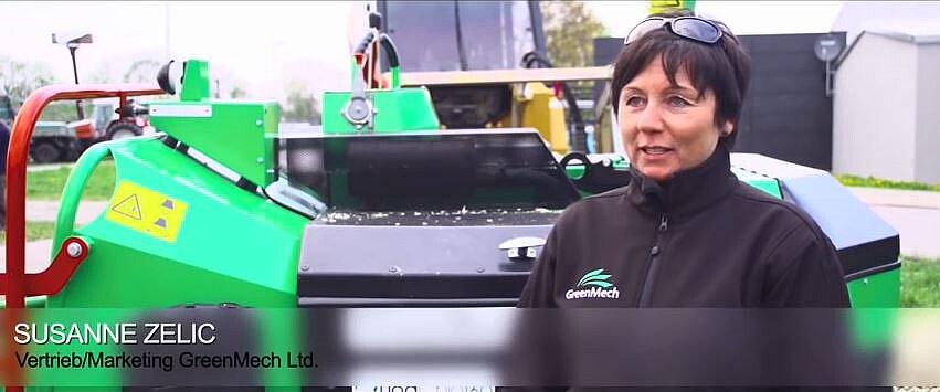 Interview mit Susanne Zelic (Vertrieb/Marketing) GreenMech Ltd. auf der Forst live 2012 in Offenburg 