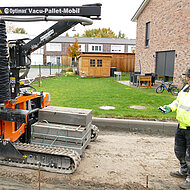 Vacu-Pallet-Mobil macht Schweres leicht