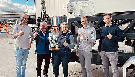 500. Batteriesystem für Klaas Alu-Kranbau – HIGH VOLTAGE feiert Meilenstein