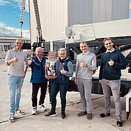 500. Batteriesystem für Klaas Alu-Kranbau – HIGH VOLTAGE feiert Meilenstein