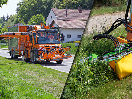 &Ouml;kologischer Stra&szlig;enbetriebsdienst mit Produkten aus Oppenau