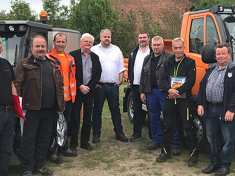 Doppeltes Maschinengl&uuml;ck in Falkenberg dank einer Miete von LV Kommunal