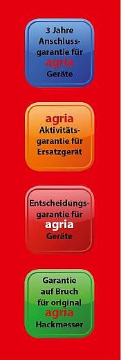 Die agria-Zusatzgarantien