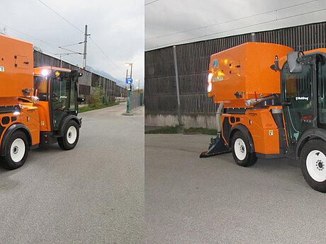 Einsatzort Flughafen: Die Trilety MTK3- Glykol-Saugeinheit zur Aufnahme von Enteisungsmitteln 