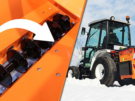 Robuste Bauweise trifft Raffinesse: Der Eco-Walzenstreuer XGA/XHA 