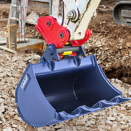 Lehnhoff Hartstahls neue Double Lock-Schnellwechsler erh&ouml;hen den Arbeitsschutz auf Baustellen