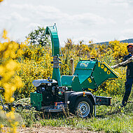 HS 140 PRO: kompakter H&auml;cksler mit gro&szlig;er Leistung