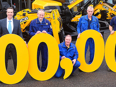 100.000ster Minibagger von JCB
