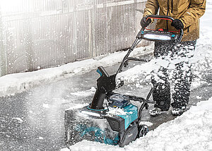 Akku-Schneefr&auml;se SN001G &uuml;berzeugt mit 40-V-Akku-Power