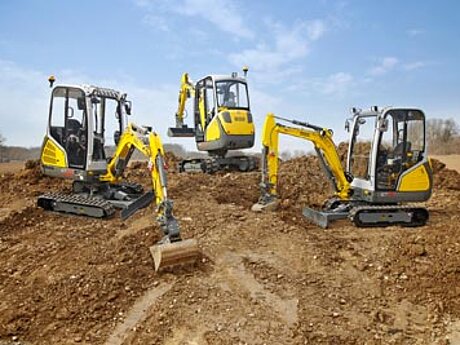 Die neuen Kompaktbagger ET18, ET20 und ET24 von Wacker Neuson