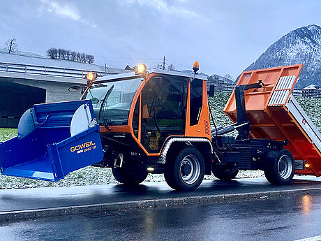 Schweizer Kommunalfahrzeug &ndash; vielseitig und offroadtauglich