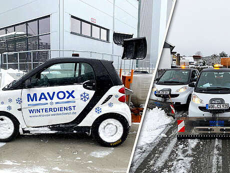 Smarter Winterdienst mit Kleinstfahrzeugen