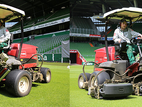 Toro Reelmaster 5010-H im Bremer Weser-Stadion