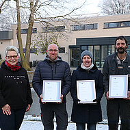 Dienstjubil&auml;en: Mitarbeiter halten Unternehmen die Treue