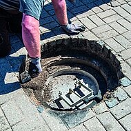 Schachtsanierung mit Nadler