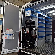 KW Hydraulik r&uuml;stet Werkstattwagen zum rollenden Kraftwerk um