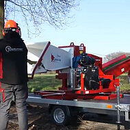 Verwertung von Restholz, Kronenholz oder S&auml;gewerksschwarten