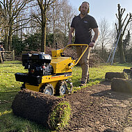 Schnelle und effiziente Entfernung alter Rasenfl&auml;chen