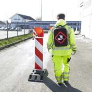 Horizont Traffic Safety präsentiert: PWT-LED-Personenabsicherung