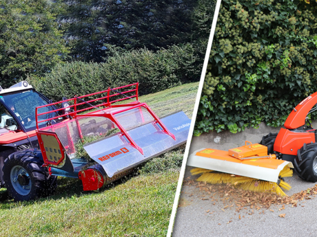 Neue Modelle: Motech-Einachser und Pick-Up-Schwader &bdquo;VarioAlpin 250&ldquo;