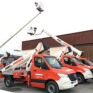 Mateco-Steiger soweit das Auge reicht