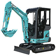 Kobelco bringt runderneuerten Minibagger SK17SR-3E auf den Markt 