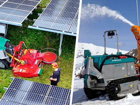 Leistungsstark für Extremeinsätze in der Landschaftspflege – der ferngesteuerte Geräteträger Moritz