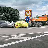 Mobiles Anprallschutzsystem nach CEN/TS 16786